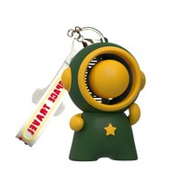 THINER usb미니선풍기 저소음 휴대용, 6068, 녹색