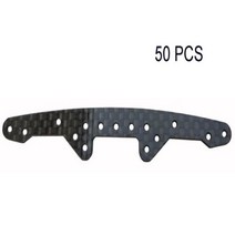 강아지낮은유모차 탄소 섬유 레터링 리딩 플레이트 프론트 스타일 RC 미니 4WD 타미야 자동차, 9.C Style 50 pcs