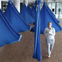 자세교정 가정용플라잉요가 플라잉요가 번지피트니스 종아리알빼는기구 플라잉요가해먹, 주황색
