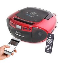 롯데 블루투스 MP3 카세트 CD플레이어 핑키770 USB 재생 리모컨 지원