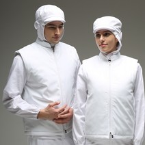 unilove 방한위생복 조끼 작업복 유니폼 / 공장근무복 단체복 추천, M, 조끼 화이트(FV-101)