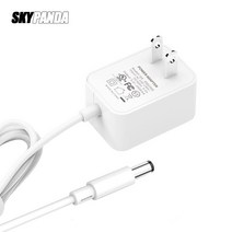 멀티 셋톱박스 5V 2A UL/FCC 인증 전원 어댑터 미국 플러그 DC 출력 90-240V AC 입력 100cm 케이블 충전기, 06 White-5.5x2.5mm