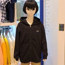 에꼴리에 남 유니 스트릿 후드점퍼 21C0101 - 블랙