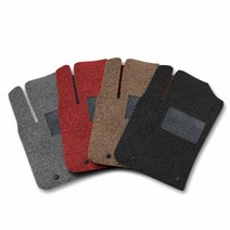 가온 자동차 확장형 풀세트 카매트 스포티지R 코일매트, 1열+2열, 레드