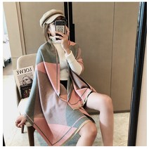 록신 패션 외국 스타일 컬러 매칭 스카프 부드러운 따뜻한 머플러