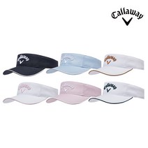 캘러웨이 여성용 CG 우먼스 베어 바이저 골프모자, 화이트그린