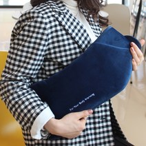 한양 FUR 복대 충전식 온수 온열 찜질기 허리 전기 찜질팩, 레몬옐로우 복대