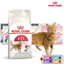 로얄캐닌 캣 피트 2kg 생후 12개월 이후 체형유지가 필요한 반려묘 사료(헤어볼 감소 요로기건강) 간식2종&보관팩증정, 간식/지퍼백등 증정, 2023.06
