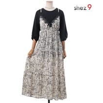 쉬즈넘버나인 파인 레이스 뷔스티에 원피스