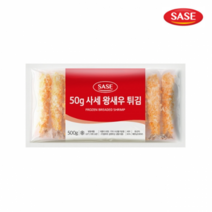 상세설명참조 사세 왕새우튀김 500g, 2개, 500ml
