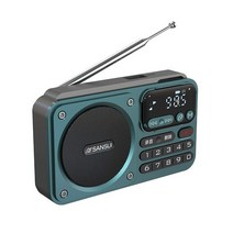 레트로 미니 휴대용 블루투스 스피커 Mizuho F28 빈티지 라디오 무선 오디오 스테레오 서브 우퍼 플매트 카펫 러그인 워크맨 알람 시계 음악 플레이어 Bluetooth 포터블, [03] F22 Blue