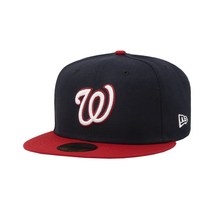 뉴에라 [슈즈네][정품] MLB 어센틱 워싱턴 내셔널스 얼트 야구모자 사이즈캡 59FIFTY 메이저리그 선수모자