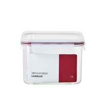 락앤락 비스프리 레인보우 모듈러 1.5L 직사각 레드 온라인전용, 없음