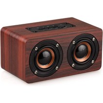 블루투스 스피커 PC 사운드 바 나무 마이크 내장 10W 2.0ch TV / 대응 Soundbar USB (월 너트, 01 월너트우드