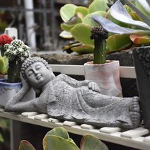 석불상 가불상 좌불 와불 입상, 수지 제작 와불  31*  9*  11cm