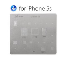 복수세트DIYFIX 전화 로직 보드 수리 도구 아이폰 7 6s 마더 IC 칩 볼 납땜 그물 스테인레스 스틸 플레이트, 07 for iPhone 5S