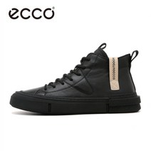 에코 ECCO 에코 남성 아웃도어 남성 캐주얼 하이탑 스니커즈 블랙 430502
