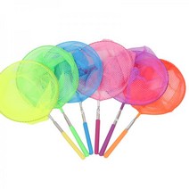 알록달록 5단 길이조절 곤충 채집망 3color DD-10810 포충망 여름방학 물고기채집 잠자리채 캠핑용 길이조절 다슬기 나방채 체험학습 야외놀이 어린, 1