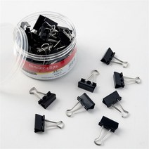 (주)트리 인천가정지사 48p 블랙 더블클립/회의자료 보험서류 2.5cm 불독클립 (5746087)