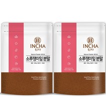 인차 국내산 소루쟁이 소리쟁이 잎 분말 가루, 2팩, 200g