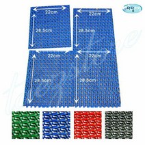 태즈컴퍼니 PVC S자형 조립매트/그린 물빠짐 매트, 단품