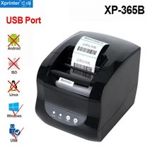 xprinter 365b 열 라벨 바코드 pos 프린터 블루투스 80mm 영수증 인쇄 기계 127mms for android ios windows, 365B USB, 협동사, AU 플러그