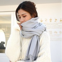 수스다 울캐시미어 파시미나 머플러 목도리 스카프 남녀공용 커플용