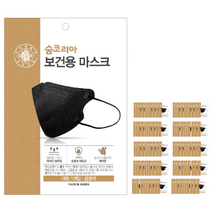 숨코리아 골드 프리아이 KF94 대형 1매입, 블랙