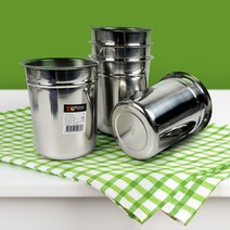 레스토 비엠피 BMP 뼈통 소스통 국자통 비엠피뚜껑 업소용 스텐 반찬통 1호~5호, 1호 뚜껑(표준/타공)