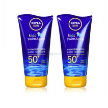 Nivea 니베아 키즈 스윔 앤 플레이 워터프루프 선크림 SPF50 150ml 2팩
