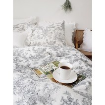 프렌치 뜨왈 레이스 린넨 모달 간절기 차렵이불