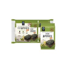 청정원 올리브 재래김 6+3, 2개, 5G*9봉