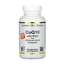 캘리포니아골드 뉴트리션 PQQ 함유 CoQ10 코큐텐 코엔자임큐텐 100mg 소프트젤 240정, 기본