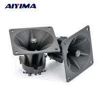 휴대용 블루투스 스피커 aiyima 2pcs 트위터 85mm 압전 트위터 확성기 150w 세라믹 버저 트레블 스퀘어 오디오