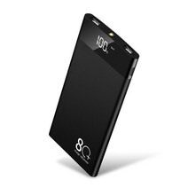Wales20000mAh 초슬림 보조 배터리 급속 충전, 블랙
