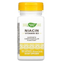 네이처스웨이 니아신 비타민B3 100mg 100캡슐