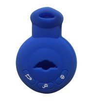 호환 자동차 키 커버 케이스 Bmw 미니 쿠퍼 S 로드스터 R55 R56 R57 R58 R59 원 스마트 체인, 03 blue