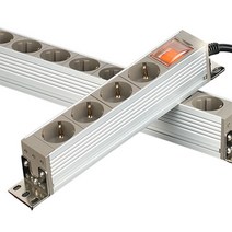 고용량 고전력 고전압 고압 대용량 멀티탭 알루미늄 국산 안전 접지 절전 전기 코드 서버 산업용 공업용 오디오 멀티 문어발 콘센트 16A 4000W 1.5m 3m 5m, 5m, 6구