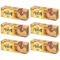 유럽정통쿠키 해태 사브레 84g 6개