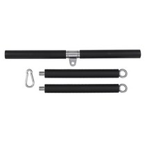 체스트프레스 머신 가슴운동머신 가슴 상체 운동기구 LAT Pull Down Bar Multifunction Adjustable Strengt, 01 Black