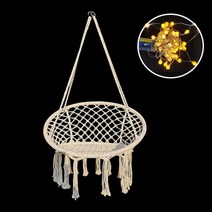 그네의자 회전 나무 만들기 라탄 원목 야외 행잉 흔들 150 KG 해먹 화이트 라운드 의자 교수형 스윙 헤비, 02 02