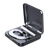 골전도 블루투스 이어폰 무선 러닝용 이어 후크 블루투스 이어폰 헤드폰 컴팩트, 01 Silver