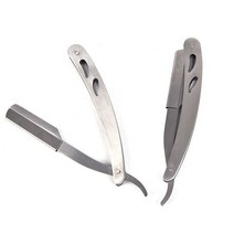 바버샵 면도기 클래식3스타일 Foldable 남성 여성 수동 면도기 스트레이트 에지 스테인레스 스틸 샤프 이발, 한개옵션1, 01 13cmx12.2cmx6cm