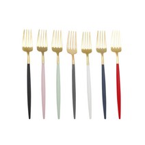 큐티폴 고아 골드 디너 포크 택1, 화이트
