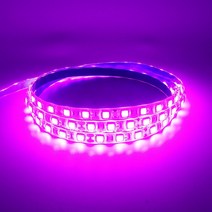 삼항LED 고급형 5050 3칩 LED바 - (10cm당 가격), 12V용-흰띠/핑크LED(10cm당)
