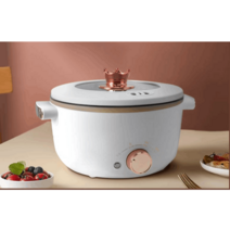 훈제란 찜기 슬로우 쿠커 찜요리 고구마 멀티 냄비, 22CM 화이트  찜통 1~2인용단일 냄비