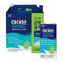일동후디스 하이뮨 프로틴밸런스 음료 190ml 16팩 x 1박스, 1개