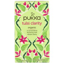 푸카 허브 툴시 클라리티 디카페인 허브차 20티백 36g Tulsi Clarity, 1개