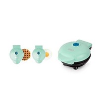DASH 미니 메이커 와플 + 그리들 2팩, Aqua_2 pack | Maker + Grill Ma