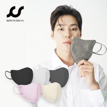 KF94 김국산 씬핏 마스크 100매 대형/중형 컬러 새부리형 마스크 박진주마스크, 블랙 50매 + 그레이 50매, KF94 김국산 씬핏 대형